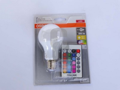 Крушка LED + дистанционно 9W E27 -OSRAM-